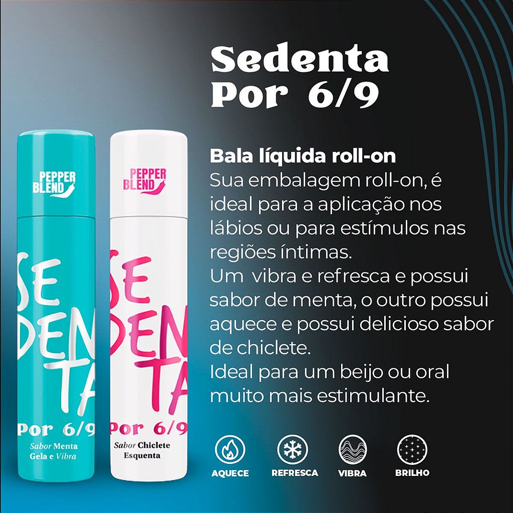 Kit Sedenta Por 69 50g Batom Funcional Esquenta, Vibra, Esfria - Pepper  Blend - Pedido Secreto | Distribuidora Exclusiva Pepper Blend e Hot Flowers