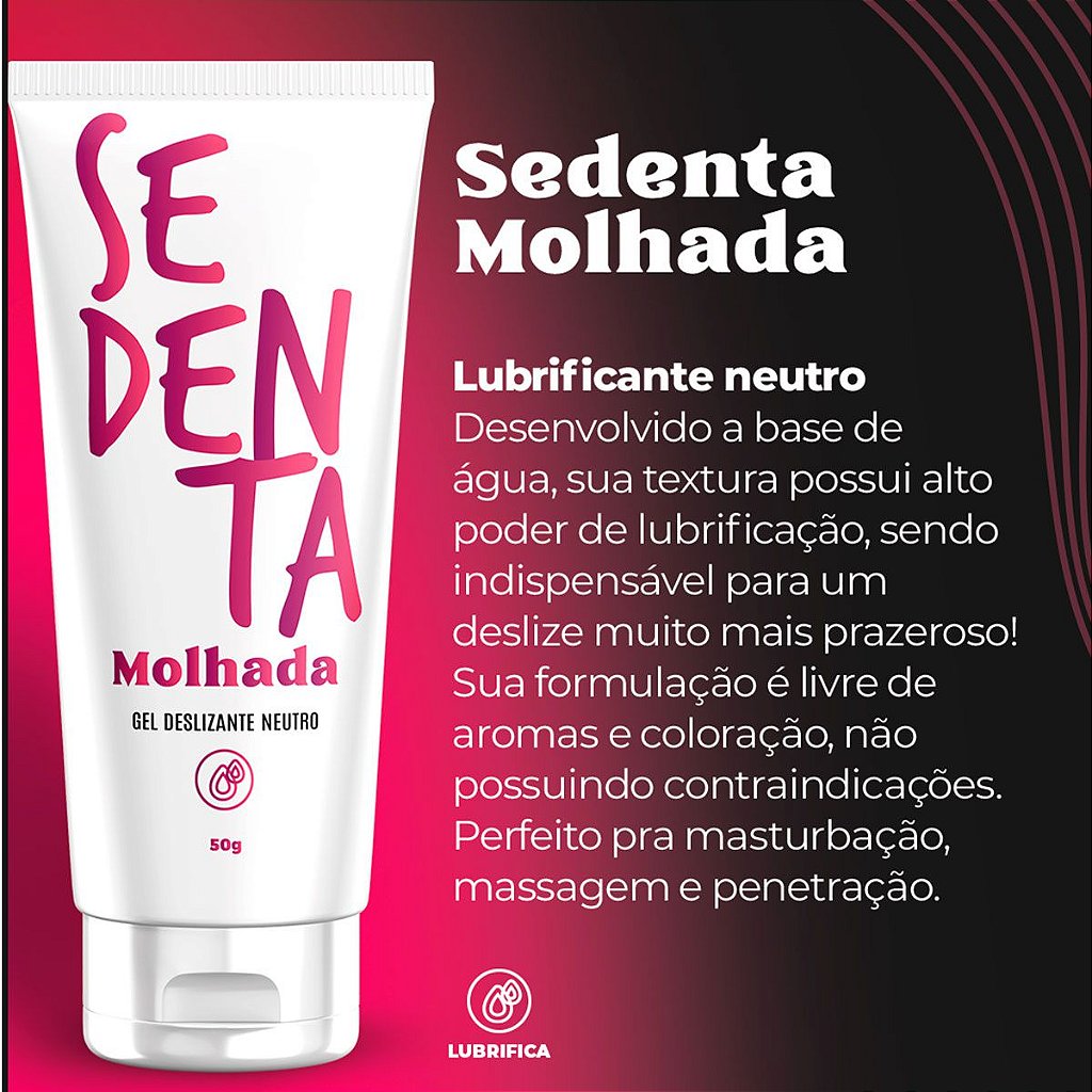Sedenta Molhada 50g Lubrificante Íntimo Neutro Adocicado Comestível -  Pepper Blend - Pedido Secreto | Distribuidora Exclusiva Pepper Blend e Hot  Flowers