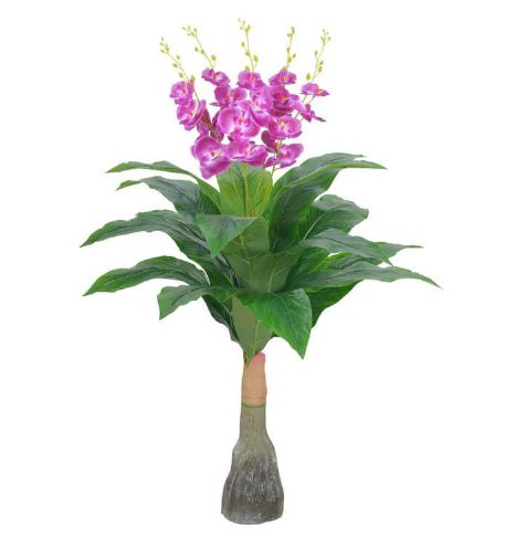 Planta Árvore Artificial Orquídea Rosa Beauty 98cm - Florescer-Decor |  FLORESCER DECOR