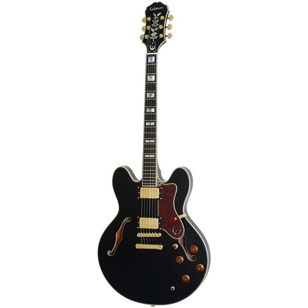 Guitarra Epiphone Sheraton II Black|Pandora Music Shop - Bersoti