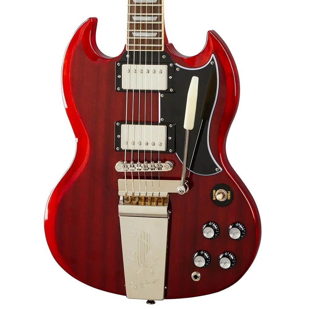 ギター EPIPHONE SG Standard 61 Maestro Vibrola Guitarra Epiphone SG 61 Maestro Vibrola Vintage Cherry | Bersoti