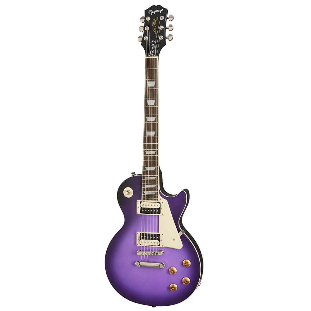 Epiphone Les Paul Plus Top パープル Guitarra Epiphone Les Paul Classic Worn Violet Purple Burst