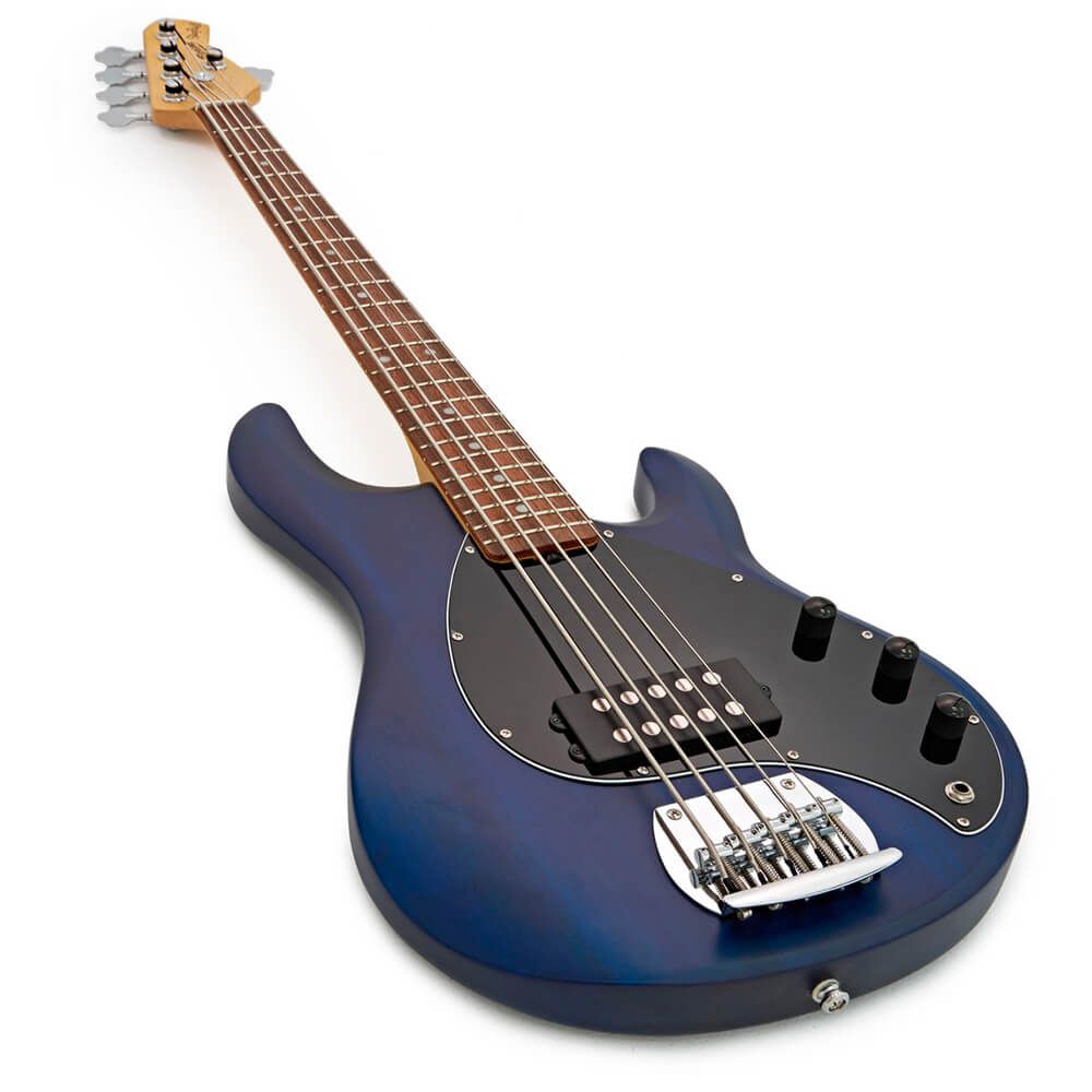 Contrabaixo 5C Music Man Sterling Sub Ray 5 Trans Blue Satin