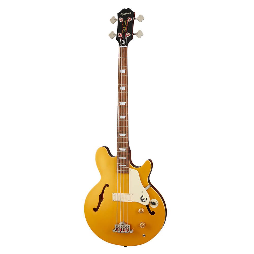 Epiphone Jack Casady Bass ゴールドトップセミアコベース Epiphone Jack Casady Bass Metallic Gold | Pandora Music Shop