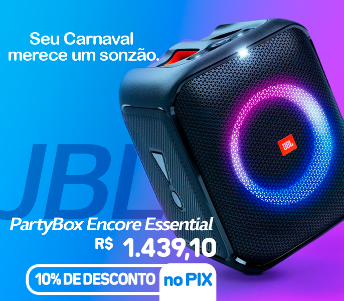 Caixa de Som Bluetooth JBL PartyBox Encore Mic 100W