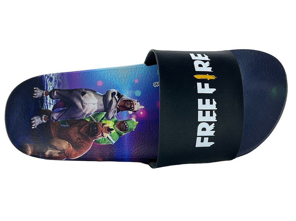 Chinelo Masculino Free Fire Rider - lojasbesni