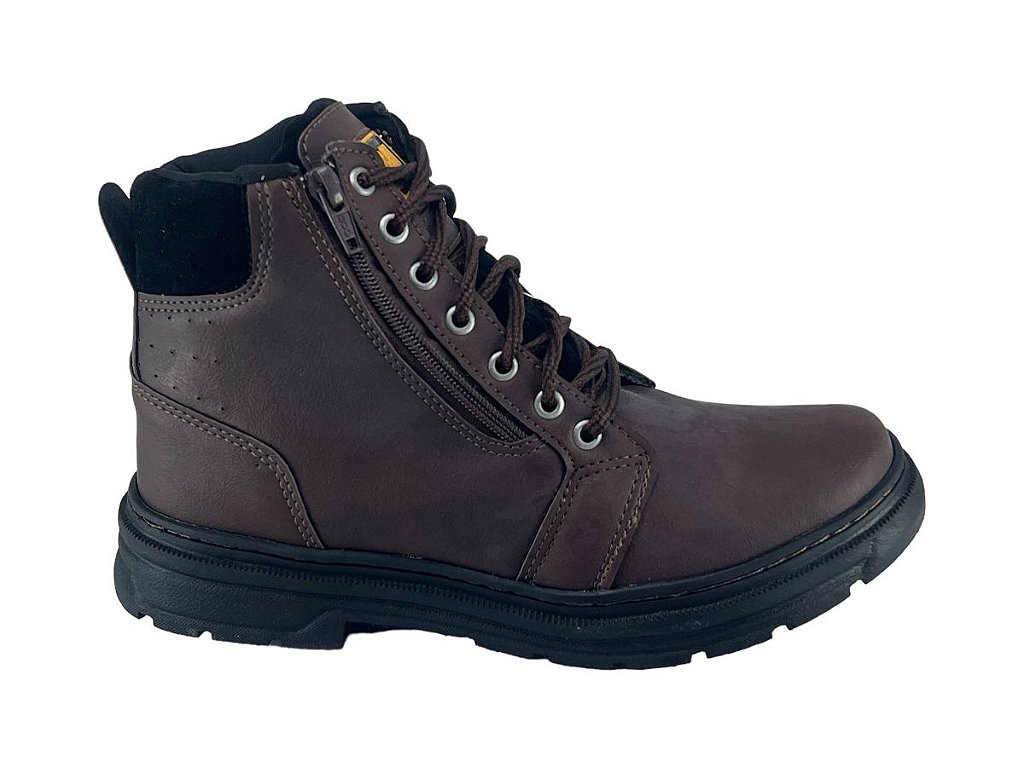 Bota Masculina Caterpillar Em Couro