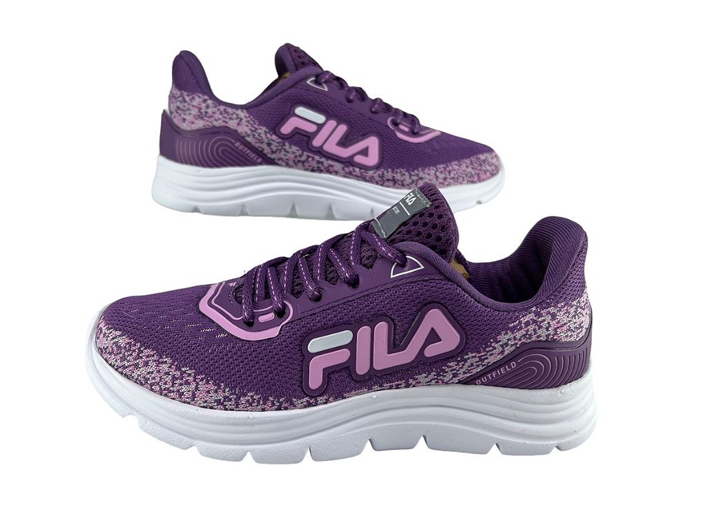 Tenis fila cheap rosa roxo