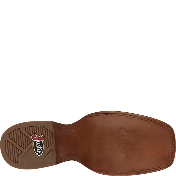 Bota Justin Boots JACKPOT Couro Marrom Fosco - Texas Indian