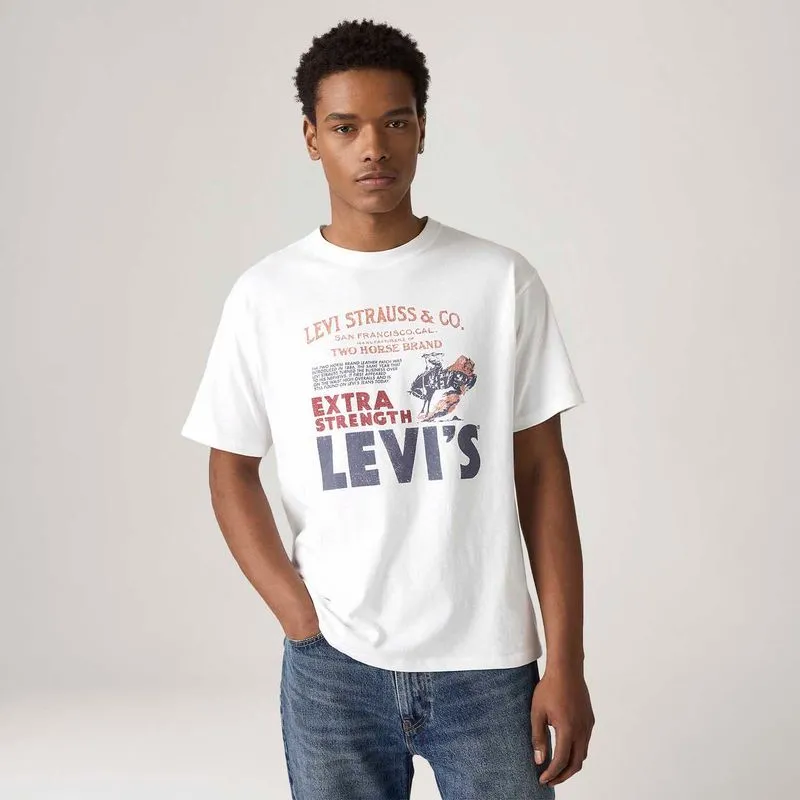 Camiseta Levis Vintage Graphic Branca LB0013253 - Texas Indian