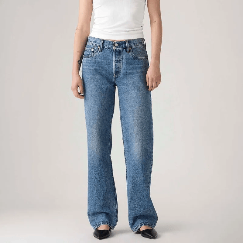 Calça Jeans Levis 501® 90'S Lavagem Média - Texas Indian