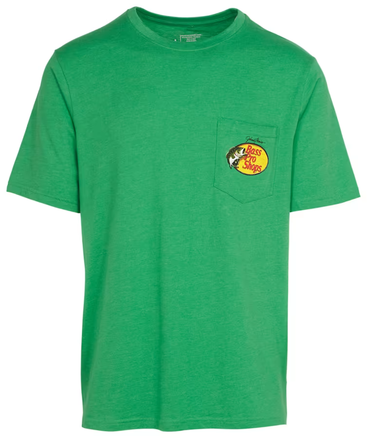 Camiseta Bass Pro Shops Kelly Green - Texas Indian