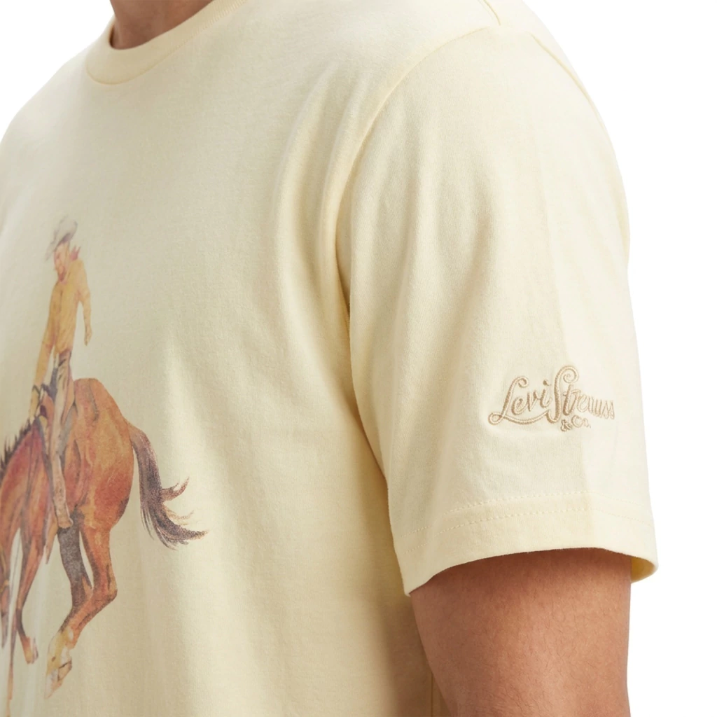 トップス house on the hill L/S Tee (Brown Horse) Women's Cream/horse Loose-Fit Printed T-Shirt | H&M US