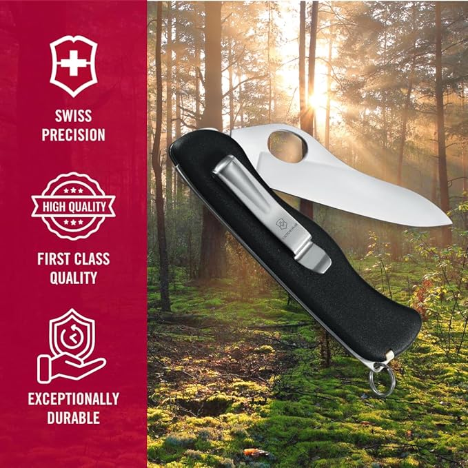 Victor 赤外線トランスミッター J21675-001 Canivete Victorinox Sentinel Clip Black - Texas Indian