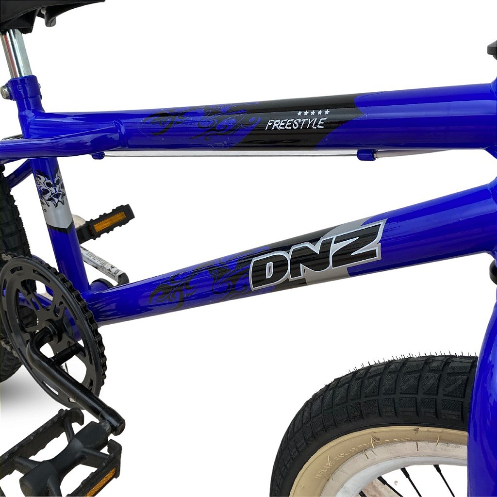 Bicicleta Aro 20 Menino Bmx Cross Freestyle Grau Infantil