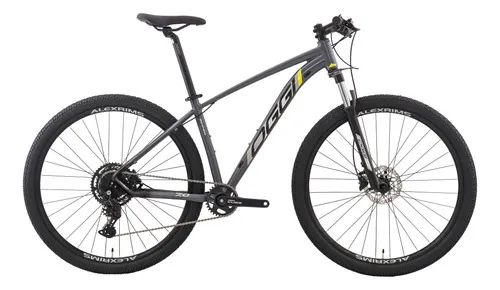 Bicicleta Oggi 7.0 2024 CUES 1x9v Grafite / Amarelo - Bicicletaria