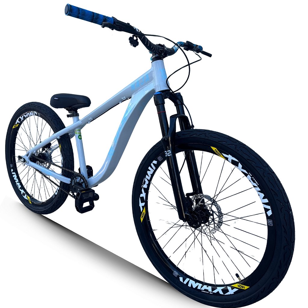 Bicicleta Hupi Naja Grau Mt-200 + Kit Single + Cubo barulhento +