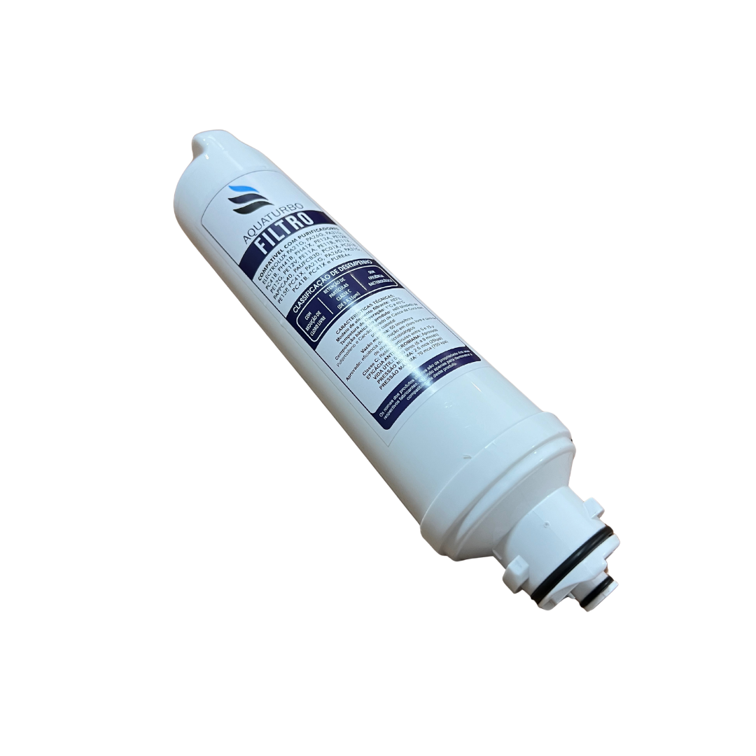 Filtro Refil Aquaturbo para purificadores Electrolux PE11, PE11X e PE11B - vista superior