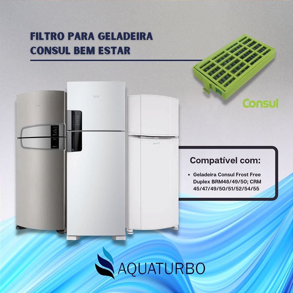 Filtro de Ar Geladeira Brastemp Consul - Peças de Reposição Para  Refrigeração | Aquaturbo ®