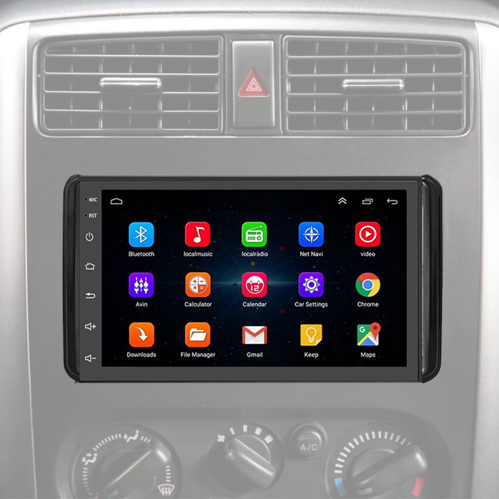 Kit Central Multimídia Android Jimny 2008-2018 GPS Wi-Fi + Câmera