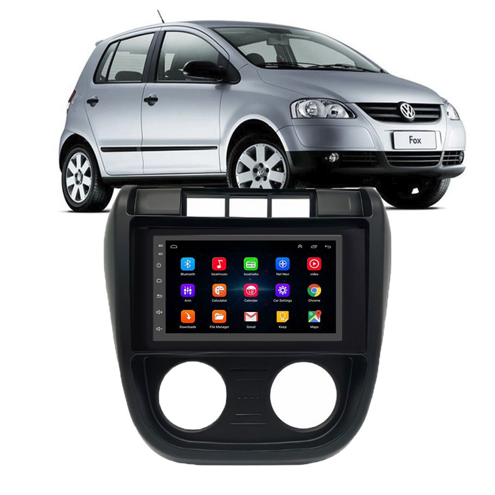 7MHzCWQRPキット/ブースタ/液晶 Kit Central Multimídia Android Fox Crossfox Space Fox 2003-2009