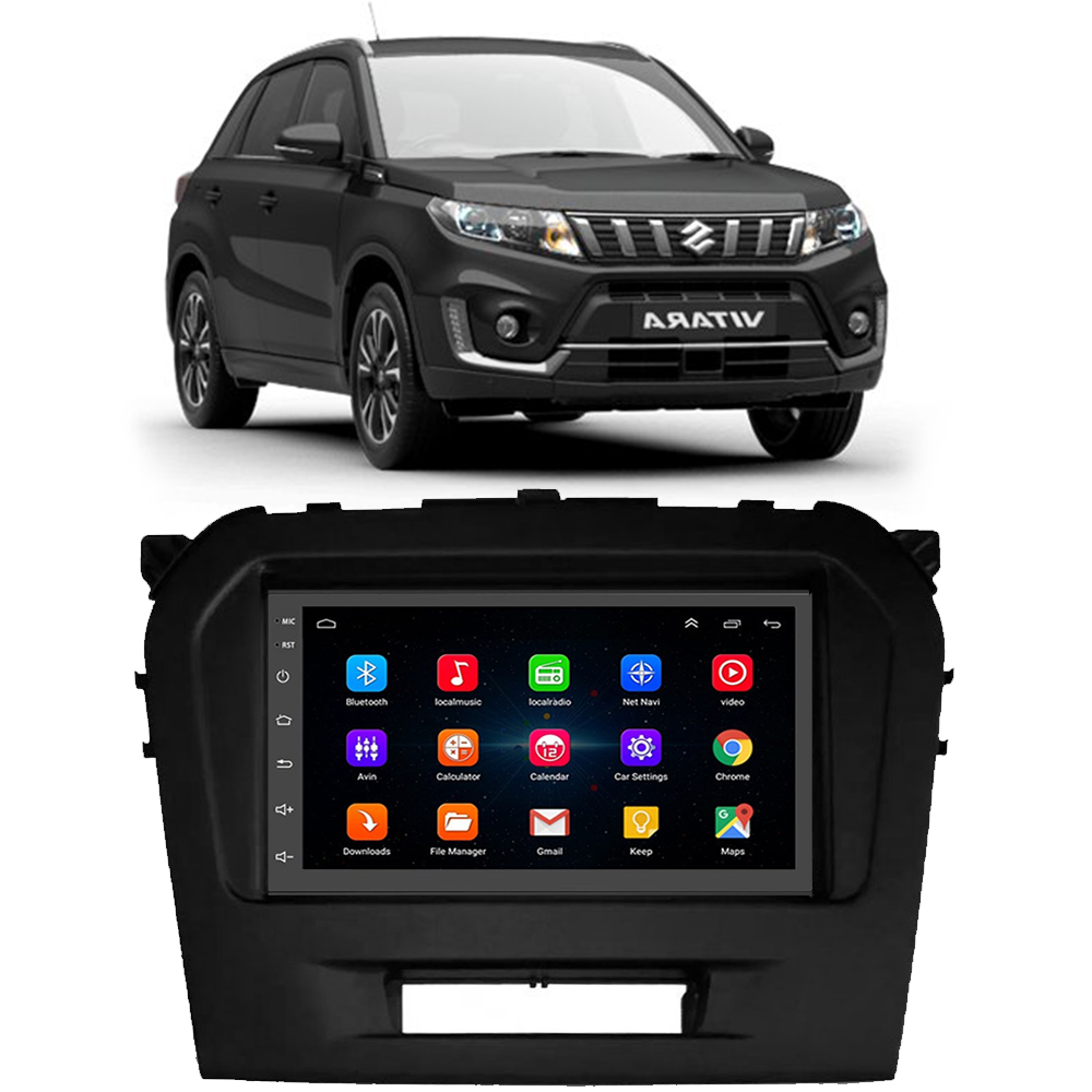 Kit Central Multimídia Android Suzuki Vitara 2016-2022 7