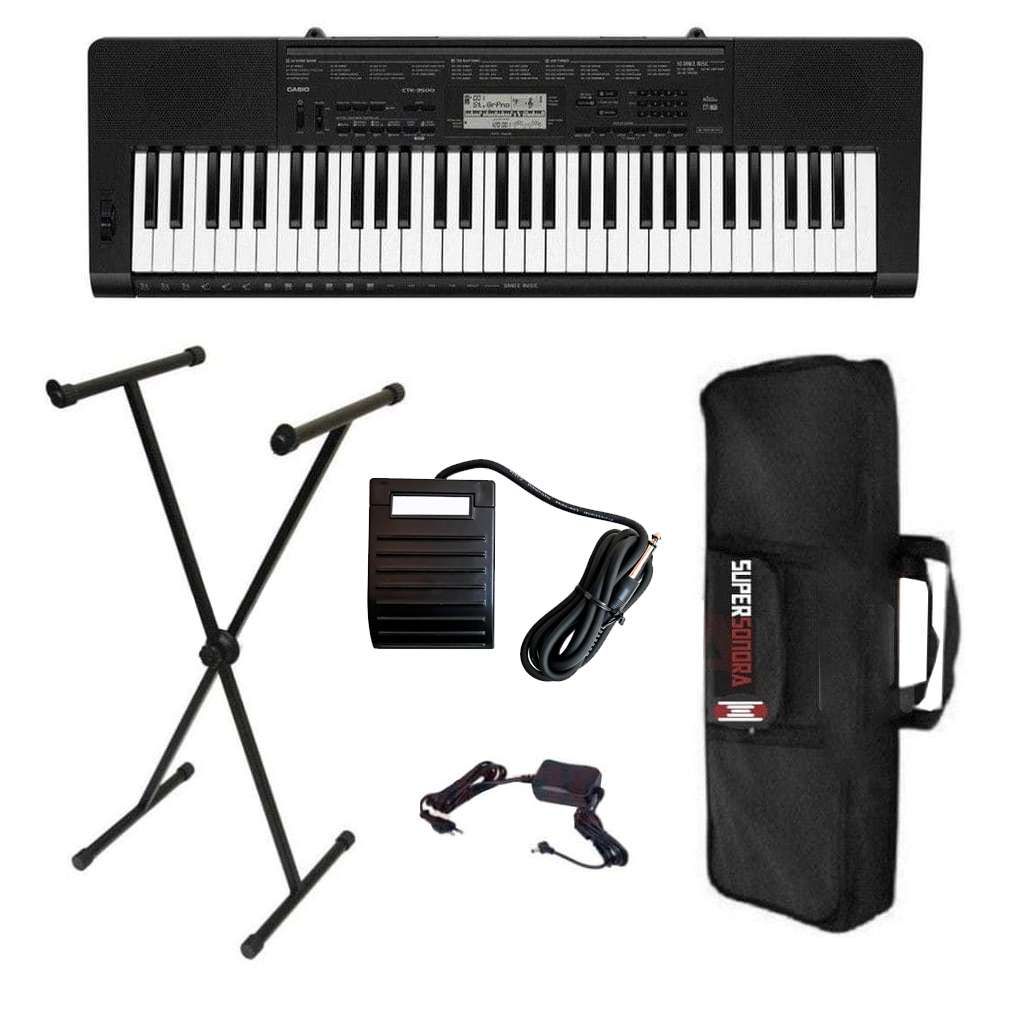 Teclado Musical Casio CTK 3500 Completo Super Sonora Super Sonora Instrumentos Musicais