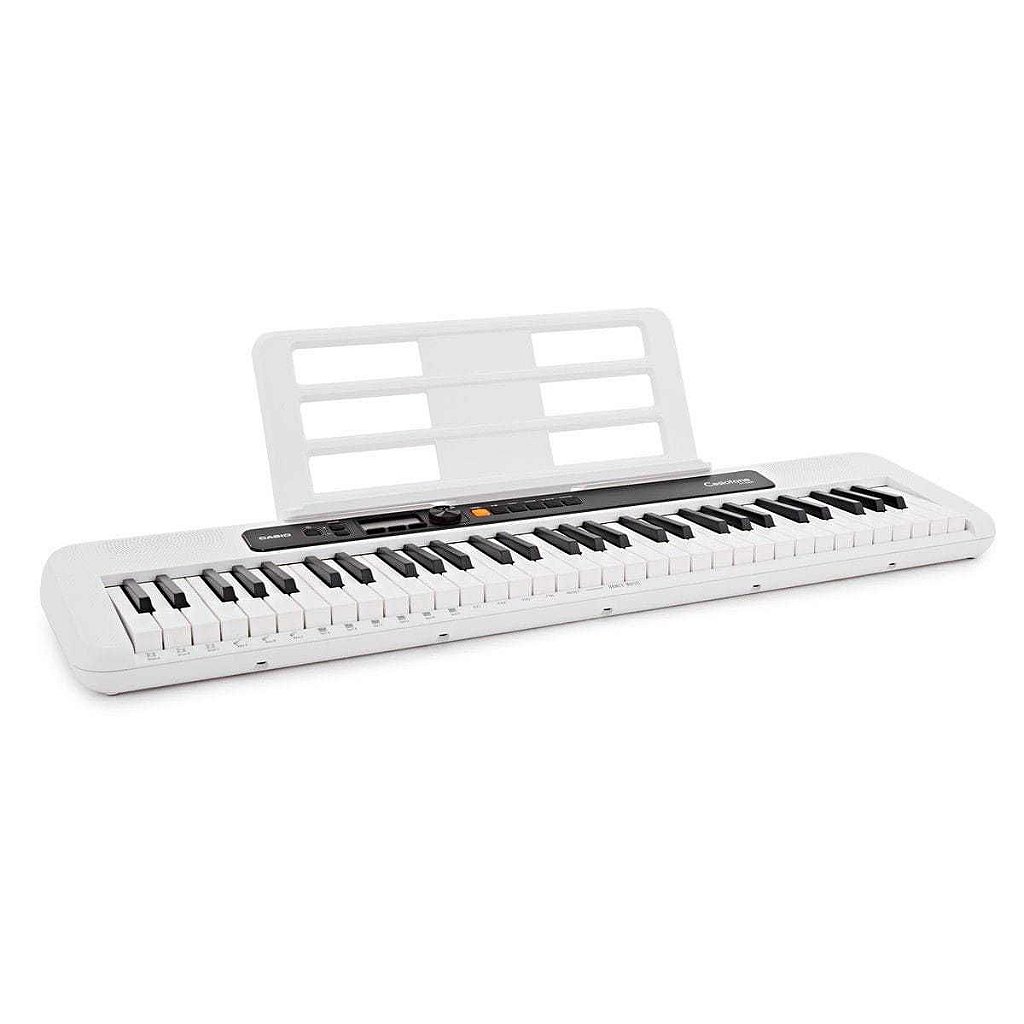 Teclado Casio CTS200 Branco com Pedal e Suporte - Super Sonora