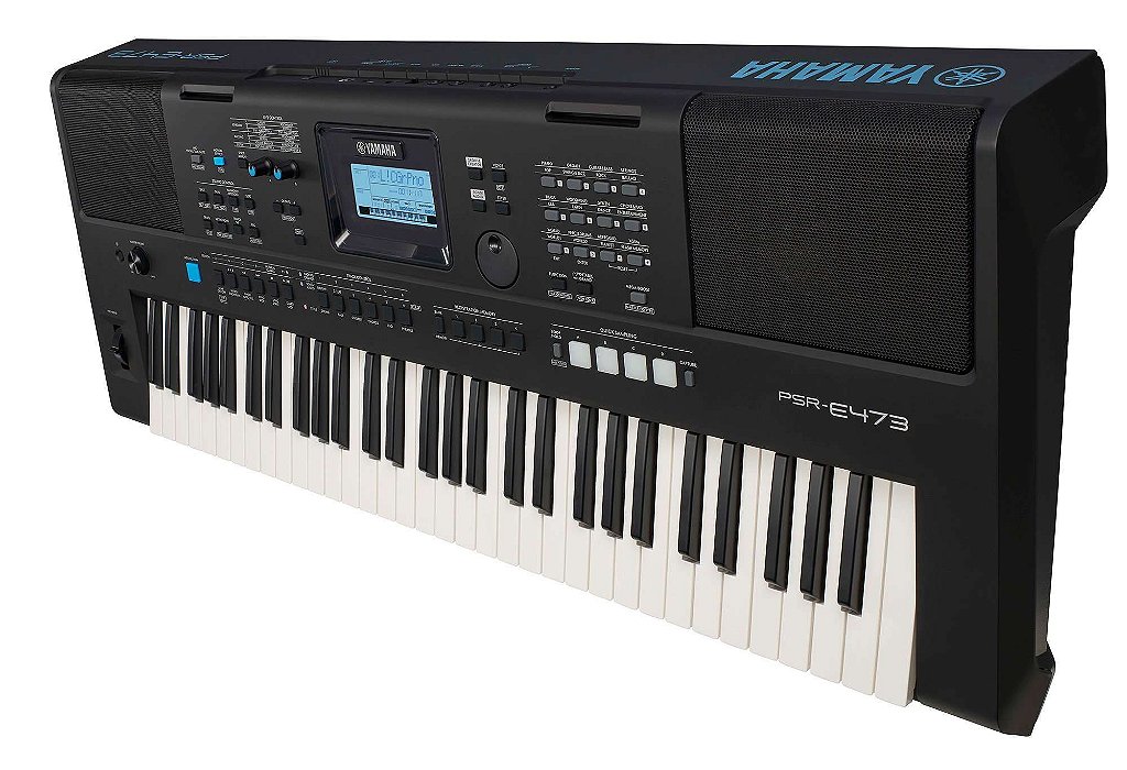 Teclado Yamaha PSR-E473 com CapaTeclado Yamaha PSR-E473 - Super
