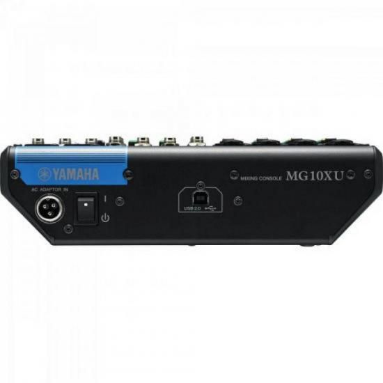 Mesa de Som Yamaha MG10XU - 10 Canais 110V - Super Sonora - Super