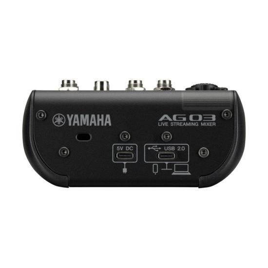 Mesa De Som Yamaha Ag03mk2 Preto - Super Sonora Instrumentos