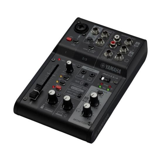ヤマハ(YAMAHA) ブラック AG03MK2 Mesa De Som Yamaha Ag03mk2 Preto - Super Sonora Instrumentos