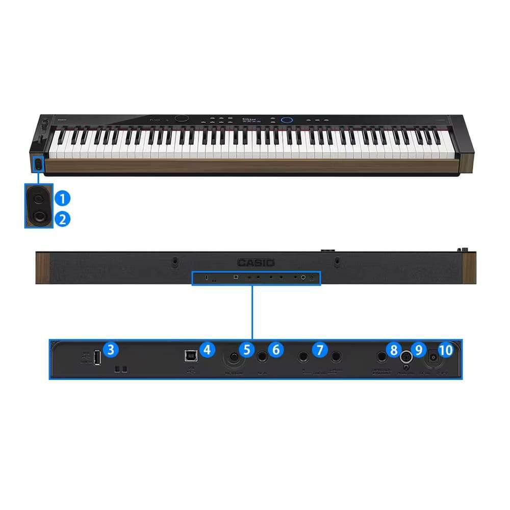 Piano Digital Casio Privia PX-S6000 - Super Sonora - Super Sonora