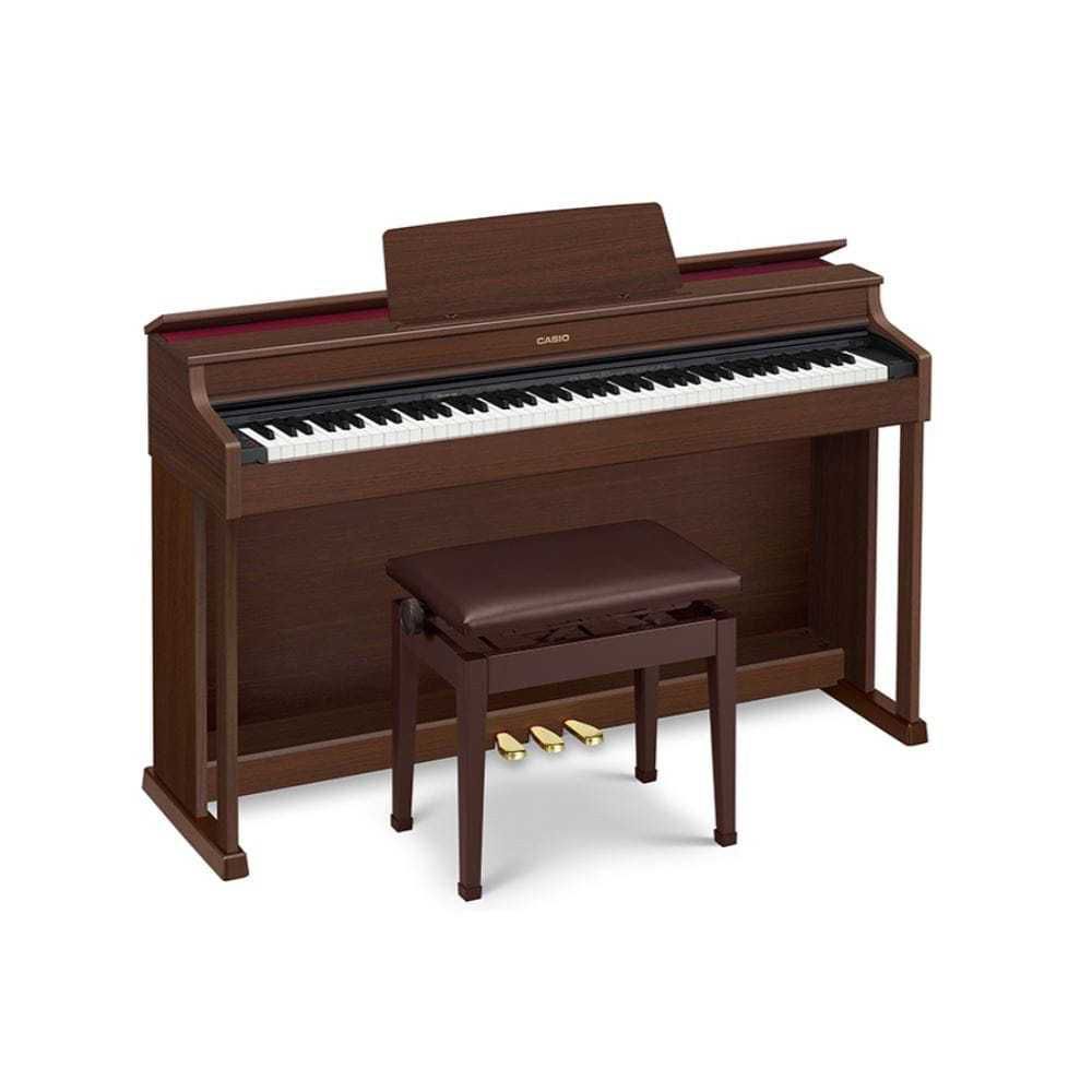 【2024年購入品】CASIO CELVIANO AP-470 Piano Digital Casio Celviano AP-470 Marrom com Fone - Super Sonora