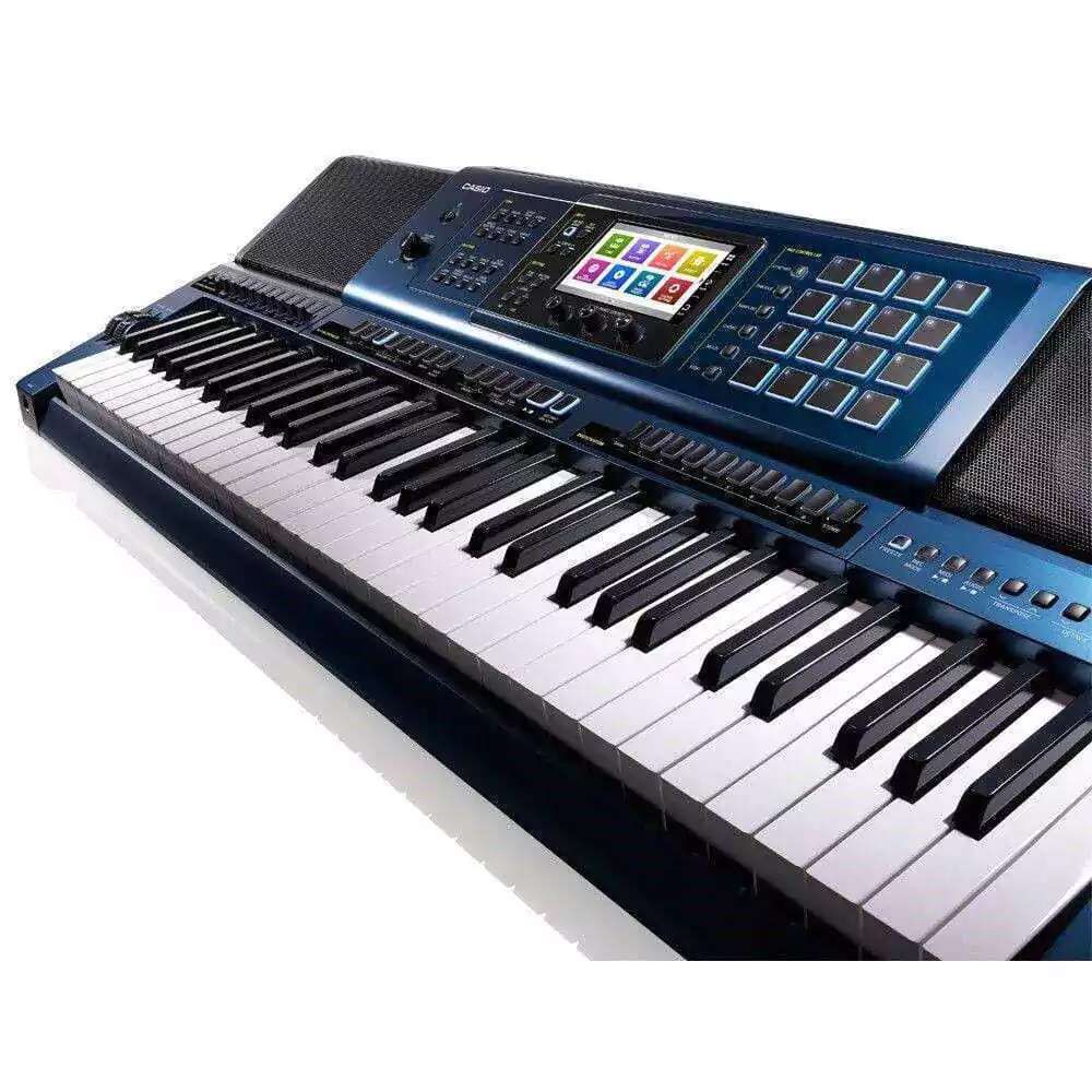 Teclado Arranjador Casio MZX500 Azul - Super Sonora - Super Sonora