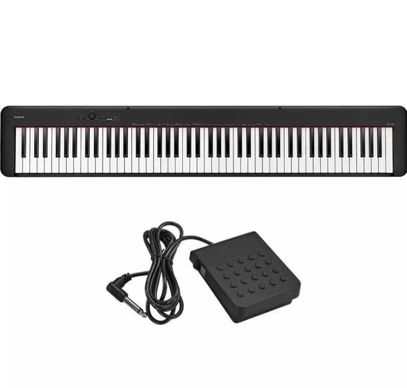 Piano Digital Casio CDP-S110 Suporte Capa Transparente - Super