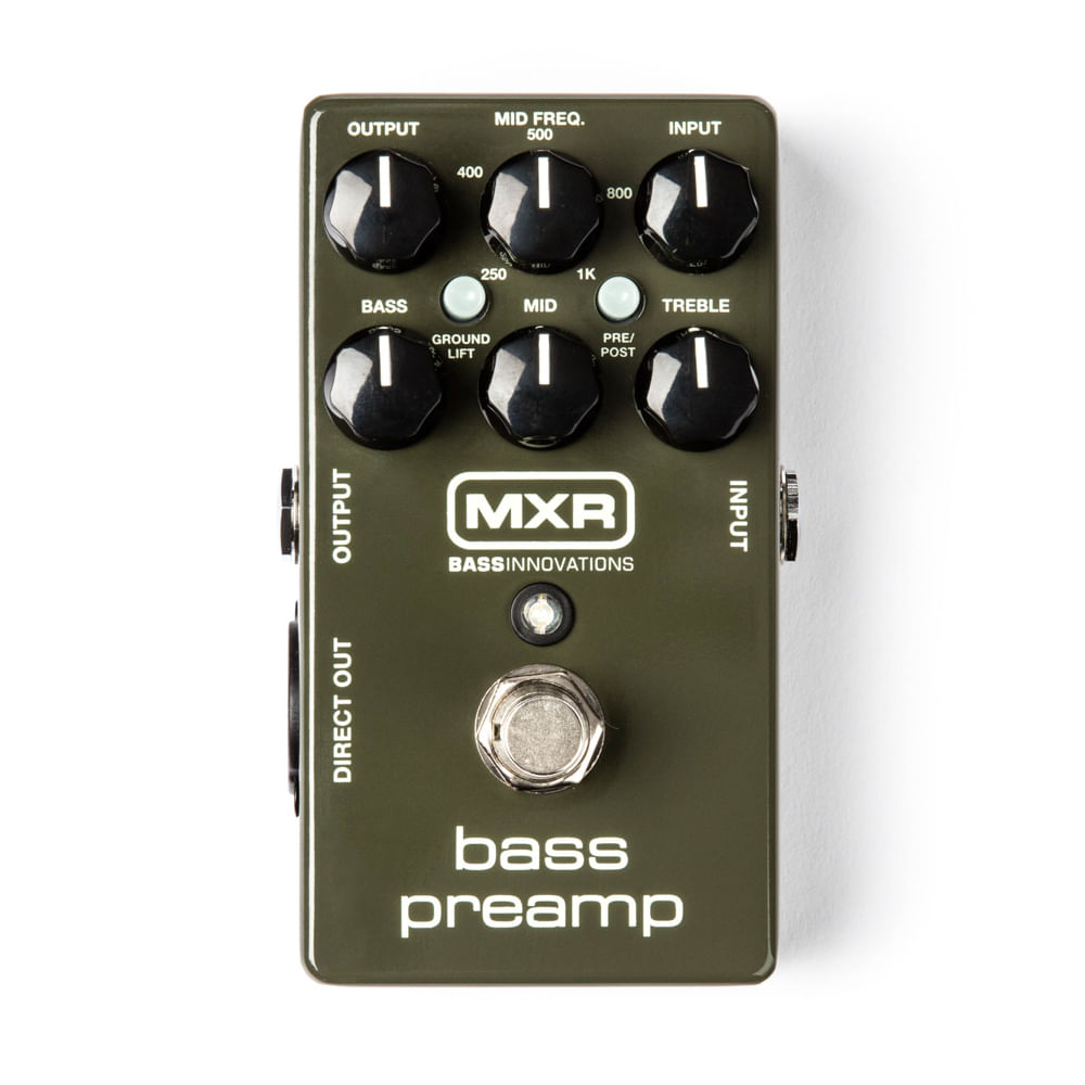 Pedal Mxr Bass Preamp M81 Dunlop - Super Sonora Instrumentos