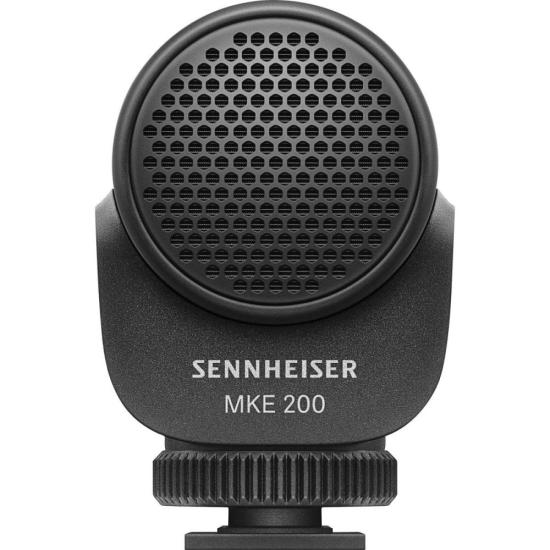 Sennheiser MKE 200 ダイナミックマイク Microfone para Câmera MKE200 Preto SENNHEISER - Super Sonora