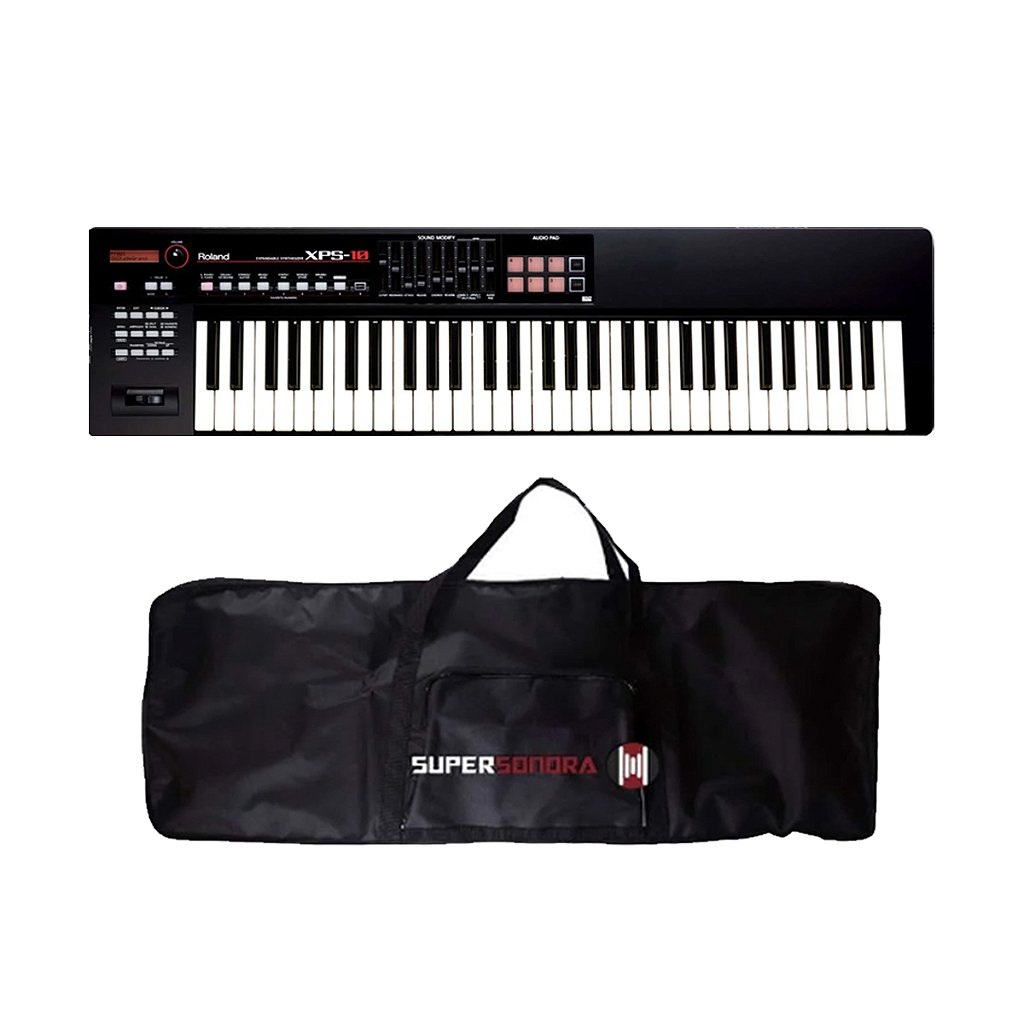 Teclado Roland XPS-10 Sintetizador 61 Teclas + Capa - Super Sonora