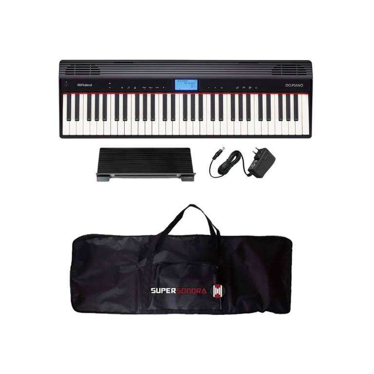Teclado Musical Roland Go Piano 61 Teclas GO-61P + Capa - Super