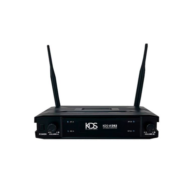 Microfone Sem Fio Kadosh KDSW-392M Duplo - Super Sonora - Super