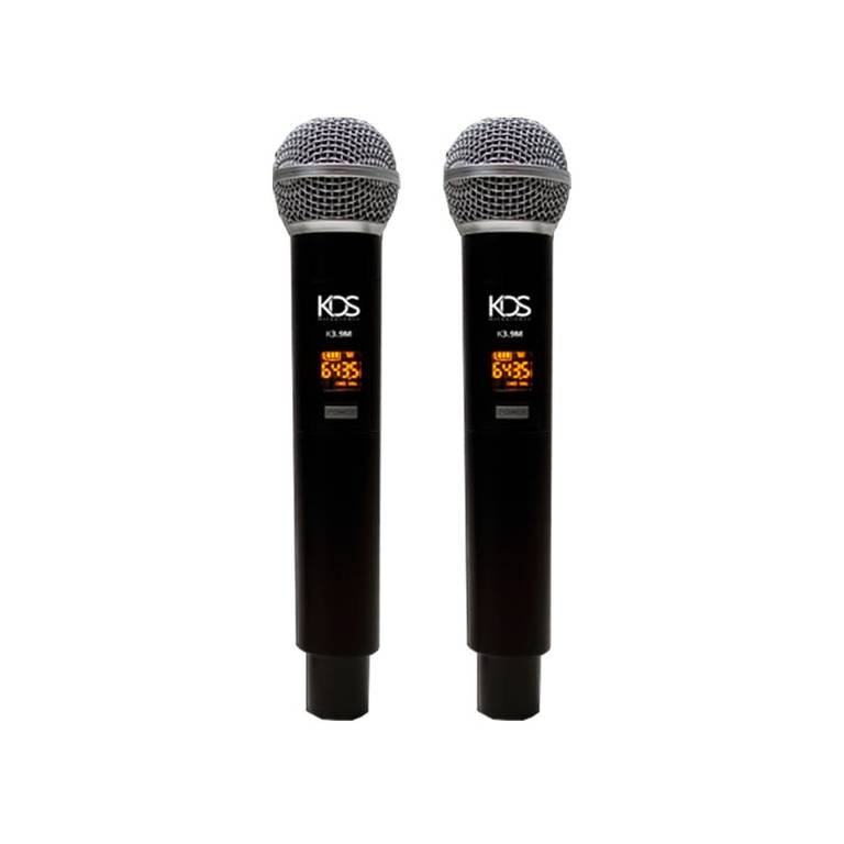 Microfone Sem Fio Kadosh KDSW-392M Duplo - Super Sonora - Super