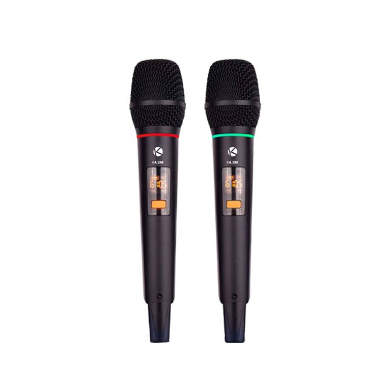 Microfone Sem Fio Duplo Kadosh K422M UHF Profissional - Super