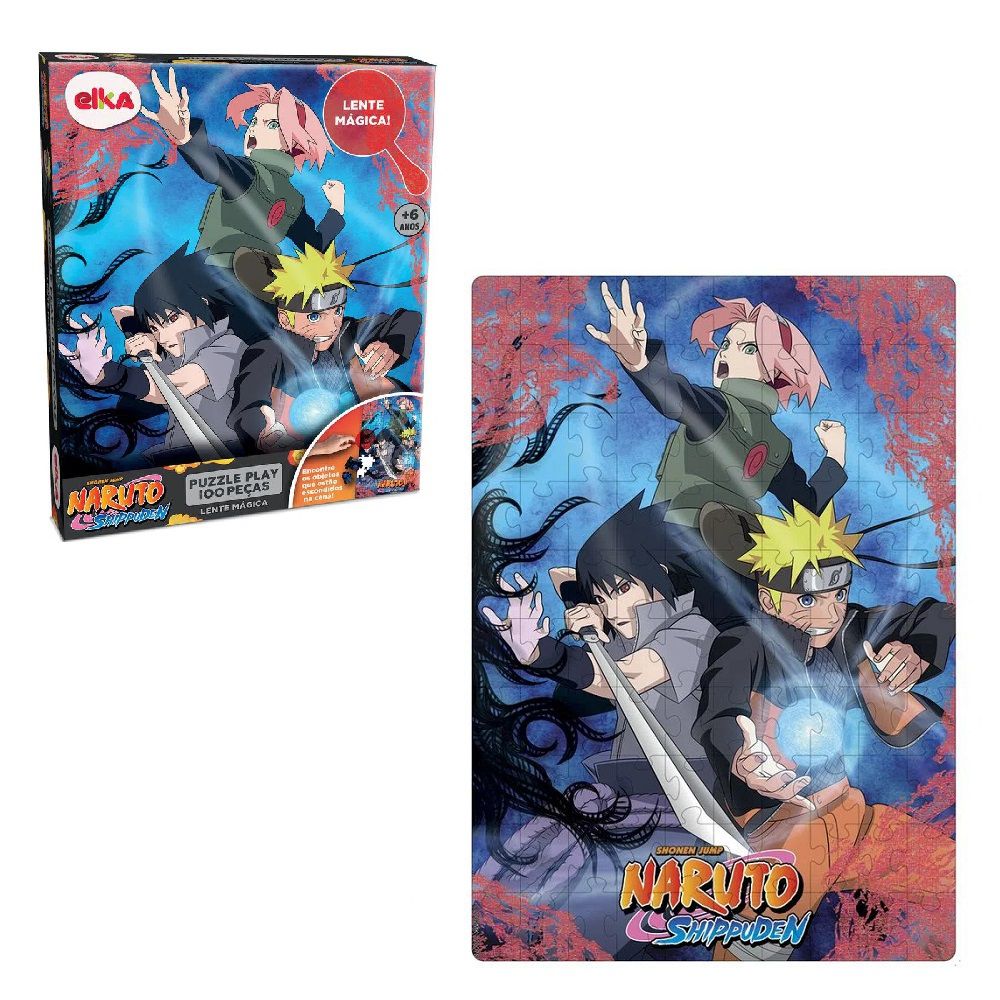Kit Naruto Shippuden - Boneco Naruto + Kunai + Bandana Infantil