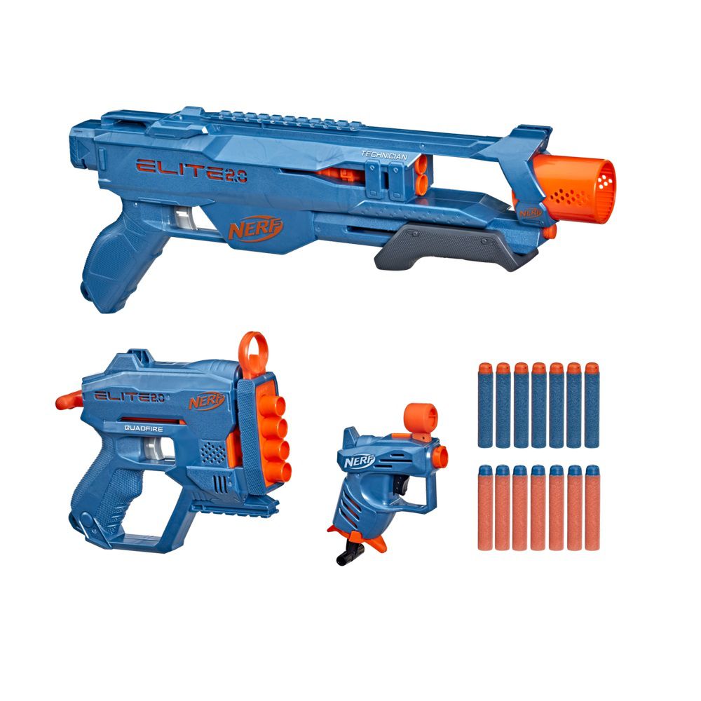 Lançador Nerf Alpha Strike Pistola Arminha Lança 6 Dardos