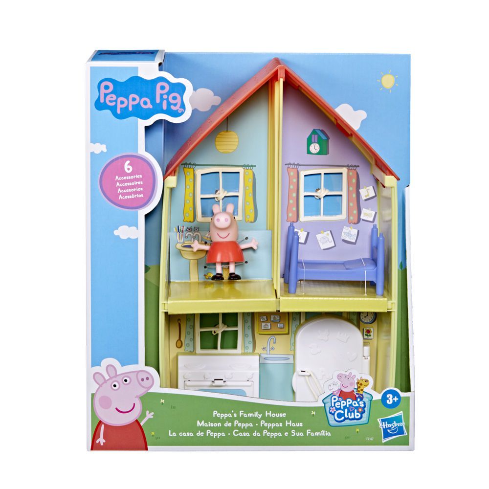 Brinquedo Casinha Casa Peppa Pig Completa Com Acessórios E Jardim