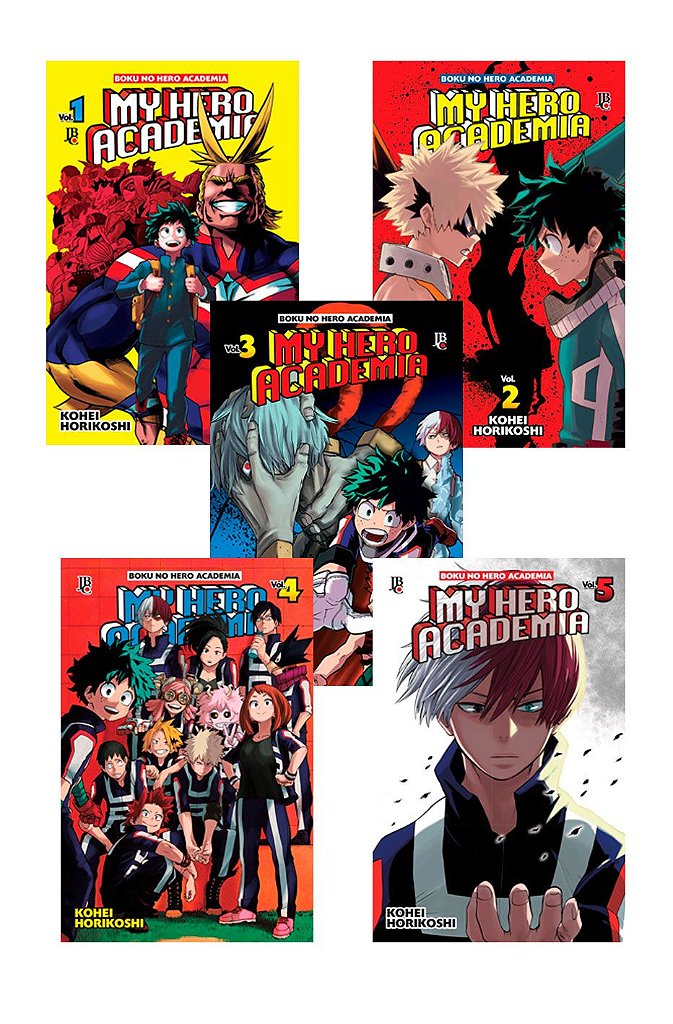 Boku No Hero Vol. 4 E 5 - My Hero Academia Mangá Jbc