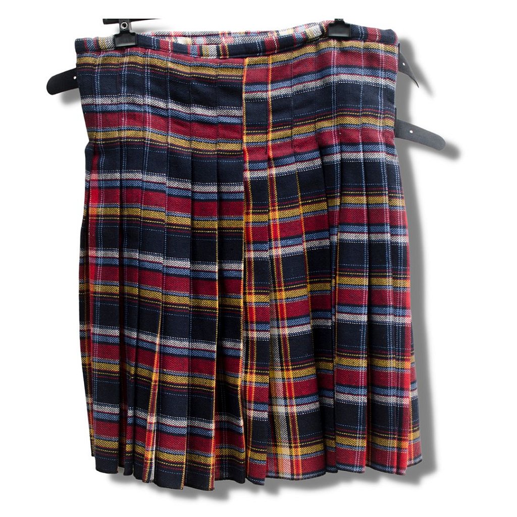 Kilt Masculina de Flanela - VERMELHO, AMARELO