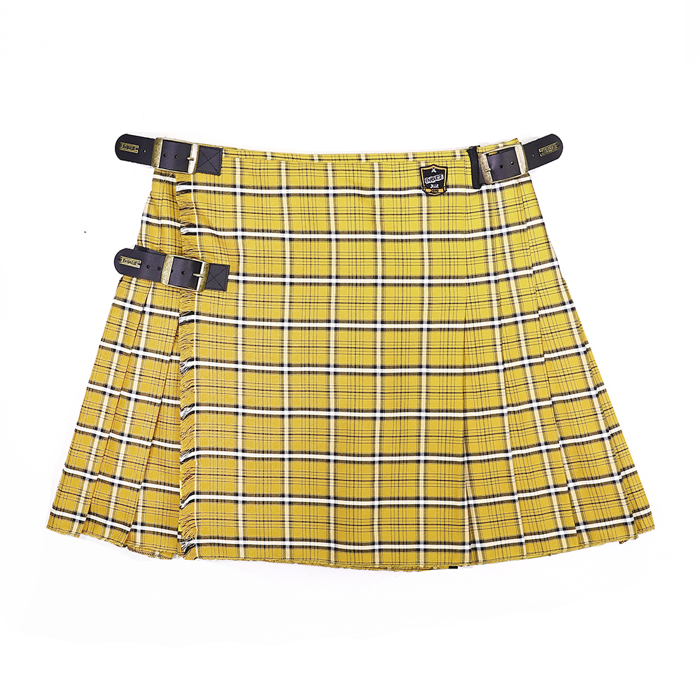 Kilt Masculina de Flanela - VERMELHO, AMARELO