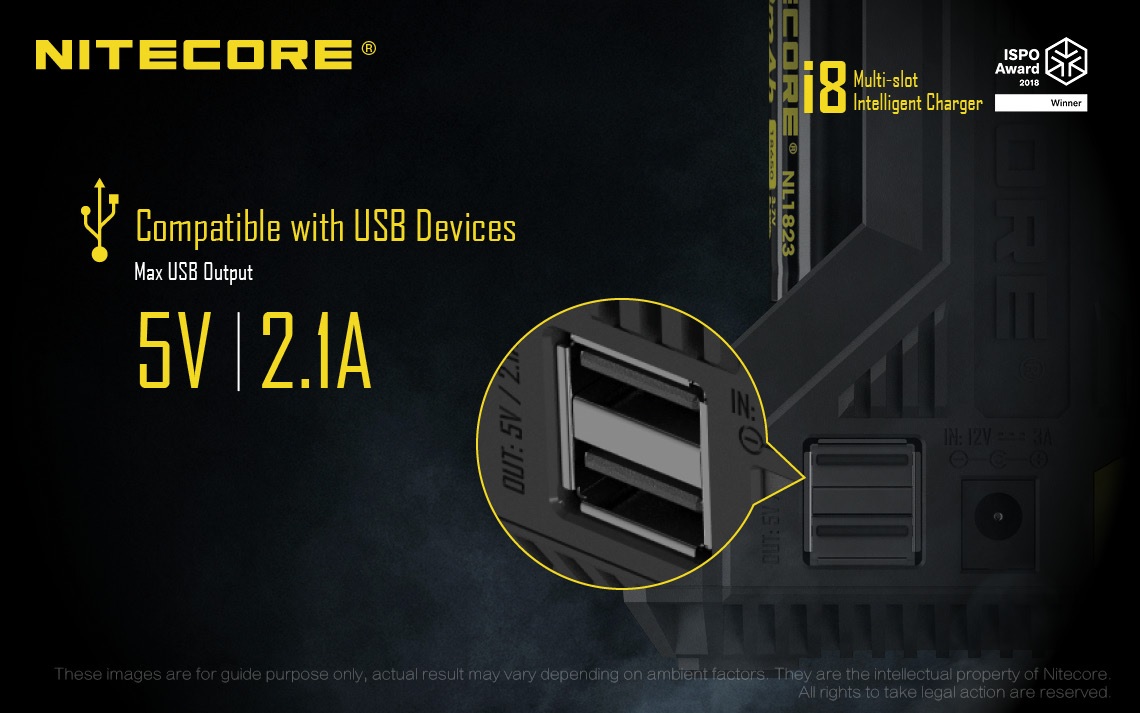 Carregador Inteligente i8 - Nitecore